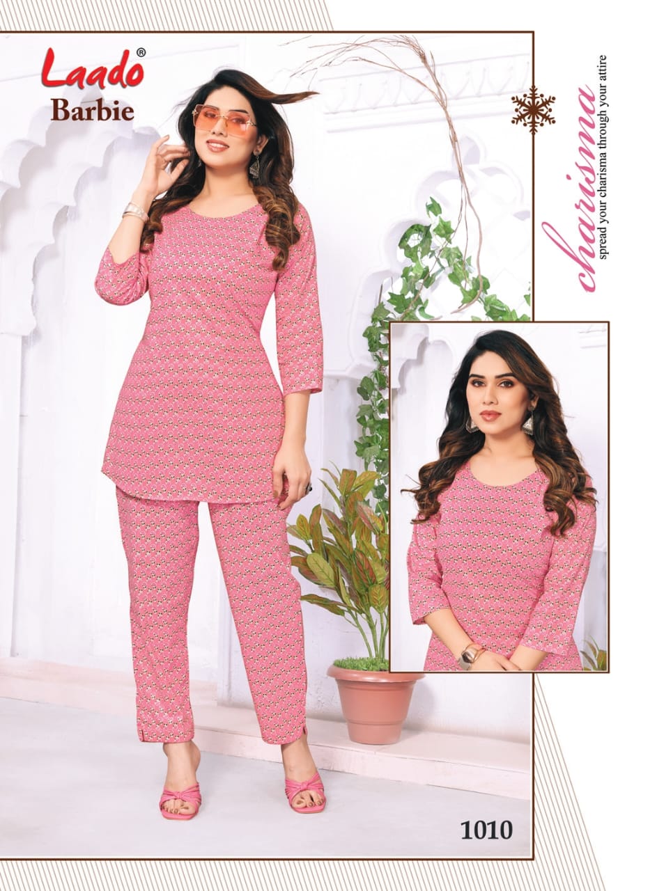 Laado Barbie Vol 1 Western Wear Co Ord Set Catalog
